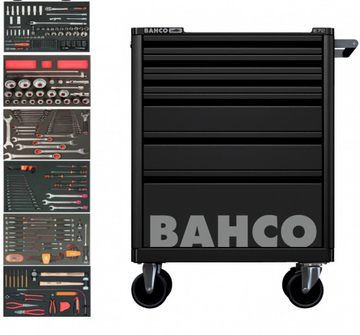 BAHCO 1472K6BKFF7SD+FF1A09+FF1A1005+FF1A2301 - dulap 340 scule profesionale CAMIOANE