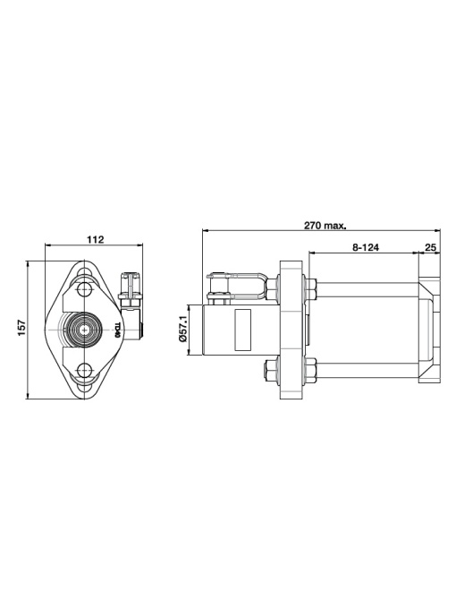 JOSAM I-BEU110 extractor hidraulic pentru articulatii sferice si pivoti la camioane si autobuze - Img 3
