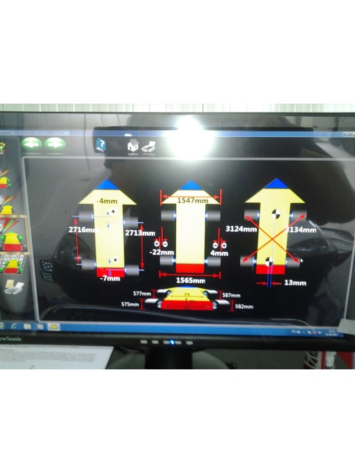 UHR john Bean V3300 aparat reglare geometrie roti cu tehnologie 3D - Img 3