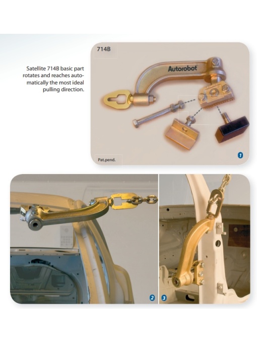 GYS SMART SATTELITE COMPLETE KIT set complet accesorii tragere caroserii avariate - Img 2