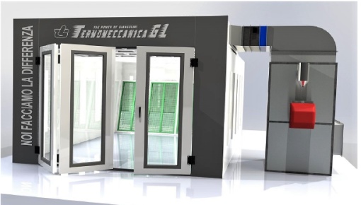 METRON GL/F - cabina pentru vopsire mobila