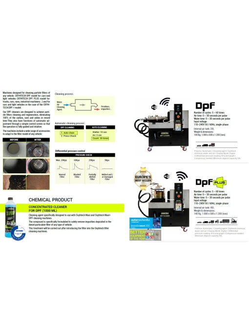 OXYHTECH DPF CLEANER PLUS Sistem curatare filtre particole pentru autoturisme si autocamioane - Img 6