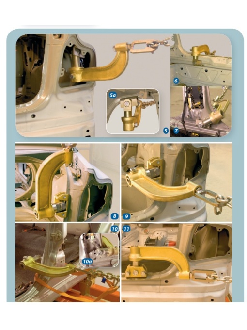 GYS SMART SATTELITE COMPLETE KIT set complet accesorii tragere caroserii avariate - Img 3