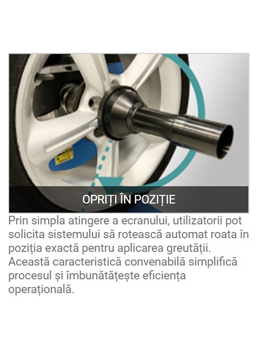 HOFMANN GEODYNA 7340P aparat echilibrare roti cu display tactil - Img 2