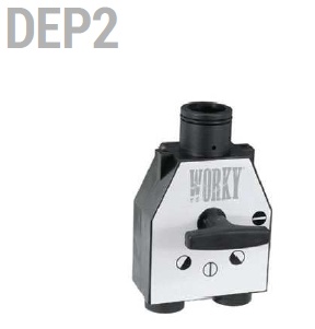 WORKY DEP2 - cupla dubla conectare aspiratie cu montaj pe perete
