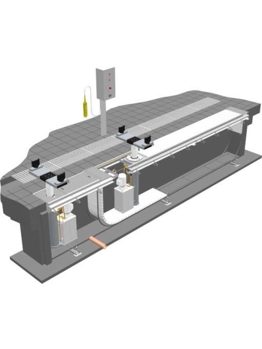 BLITZ DUPLEX T 4-15-1900 elevator electrohidraulic incastrat pentru camioane - Img 2