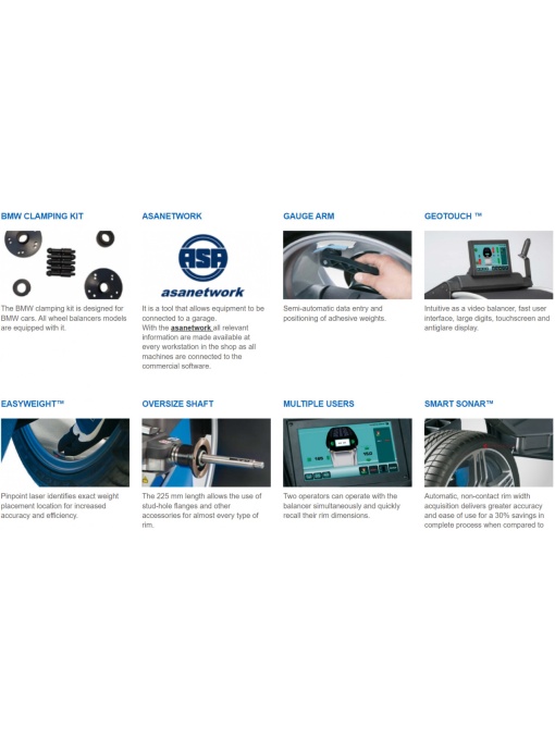 HOFMANN GEODYNA 7340P BMW aparat pentru echilibrare roti cu omologare MBW - Img 3