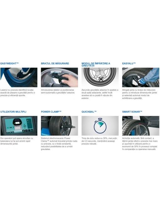HOFMANN GEODYNA 7340P MB masina pentru echilibrare roti cu omologre Mercedes Benz - Img 2