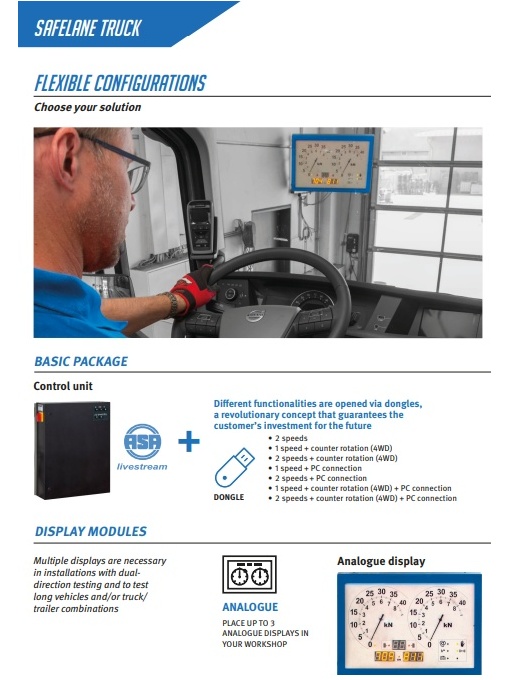 HOFMANN SAFELANE 416 BR KIT PC stand pentru testare frana camioane - Img 3