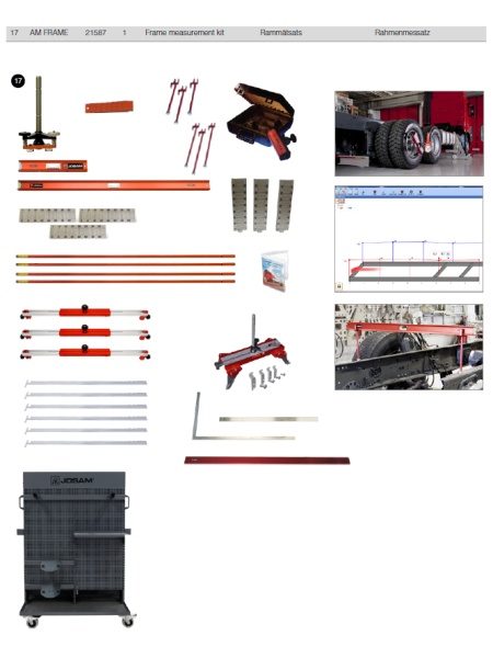 JOSAM FRAME PRESS ADVANCED KIT 21569 – sistem standard redresare sasie in configuratia Advanced - Img 6