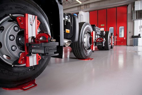 JOSAM i-TRACK II fixed classic R /21042 - Sistem reglare direcție pentru 3 axe simultan, camioane, semiremorci, microbuze, autobuze: