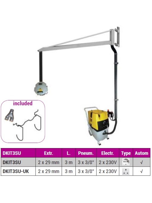 WORKY DKIT3SU - Sistem Exhaustare Praf Vopsitorie Auto - Img 2