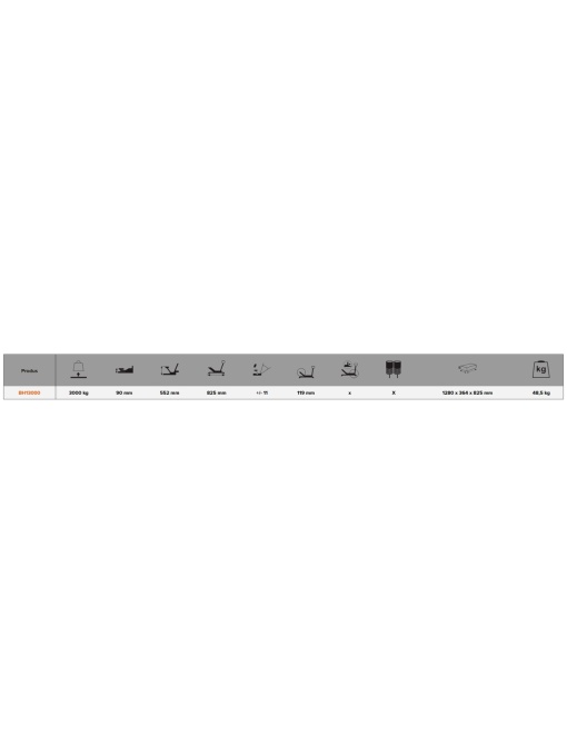 BAHCO BH13000 Cric hidraulic tip crocodil 3 tone - Img 2