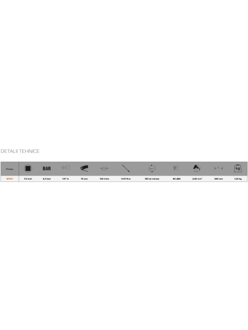 BAHCO BP821 Cliket 1/2 cu actionare pneumatica - Img 2