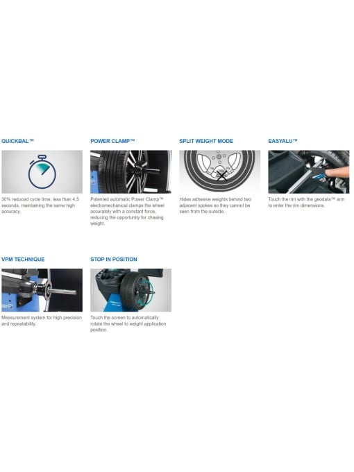 HOFMANN GEODYNA 7340P BMW aparat pentru echilibrare roti cu omologare MBW - Img 4