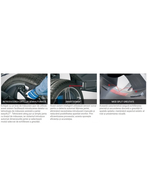 HOFMANN GEODYNA 7340S masina pentru echilibrare roti cu display tactil - Img 3