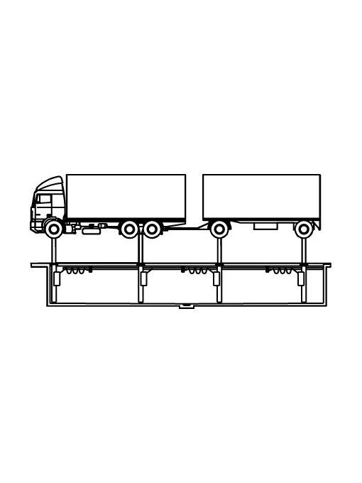 BLITZ DUPLEX T 4-15-1900 elevator electrohidraulic incastrat pentru camioane - Img 4