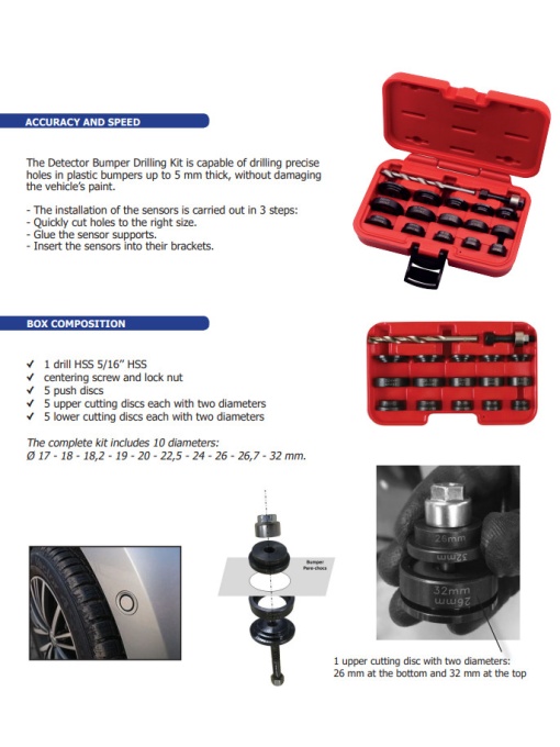 GYS PRO PLUS set introdus senzori parcare in bara masinii - Img 2