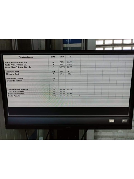 HOFMANN SAFELANE 204 + CONTACTEST stand pentru testarea sistemului de franare si suspensie - Img 5
