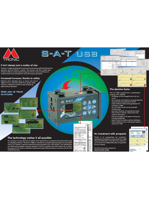 M TRONIC SAT USB tester amortizoare cu imprimanta - Img 2