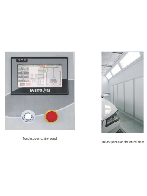 METRON ELEKTRO Cabina de vopsit incalzit cu panouri endotermice 100% electrica - Img 5