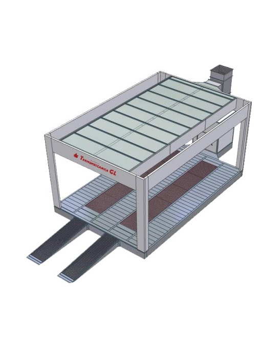 METRON PREP107 Spatiu pregatire vopsire cu plenum si bazament - Img 3
