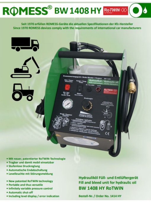 ROMESS BW 1408 HY RoTWIN Instalatie inlocuit lichid transmisie - Img 2
