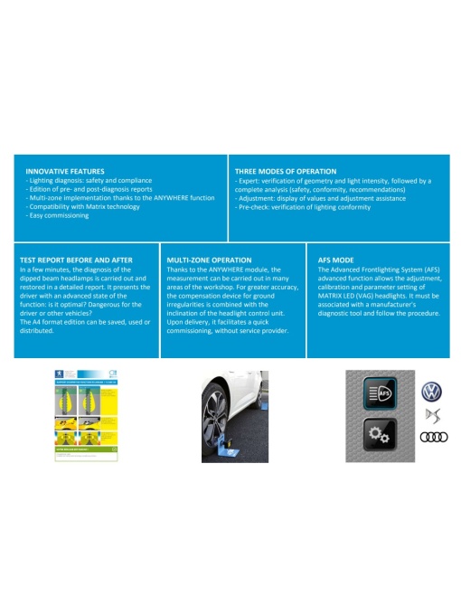 Capelec CAP 2600 aparat pentru reglare faruri matrix led - Img 6