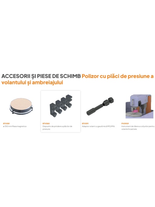 COMEC RTV530 Masina pentru rectificat placa de presiune si ambreiaj autoturisme si microbuze - Img 2