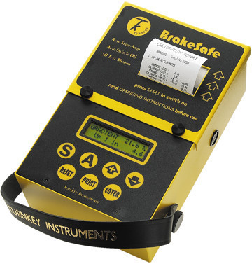 TURNKEY INSTRUMENTS Brakesafe Classic - Decelerometru cu compensare si inregistrare a datelor pentru verificarea sistemului de franare in parcurs (tractoare, macarale, utilaje industriale, etc