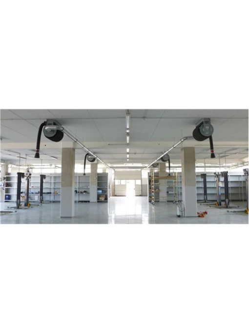 WORKY GMRF Tambur cu furtun retractabil pentru evacuare gaze esapament - Img 5