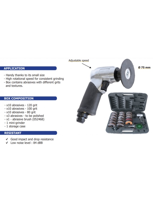 GYS 051829 Mini polizor pneumatic - Img 3