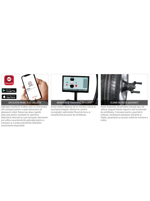 HOFMANN GEODYNA 7200s aparat echilibrare roti cu monitor LCD - Img 3