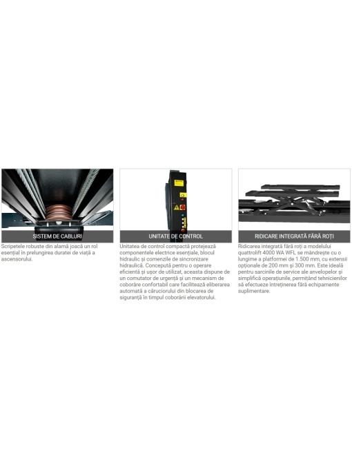HOFMANN Quattrolift 4000WA elevator cu 4 coloane pentru reglare directie - Img 3