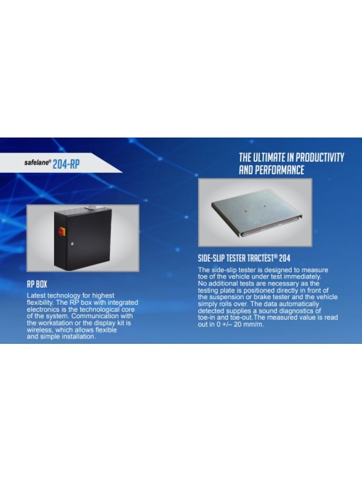 HOFMANN SAFELANE 204RP + CONTACTEST stend pentru testare frana si suspensie - Img 4