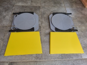 Set platouri rotative (turntable, platane) pentru reglare directie - Img 5