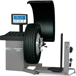 HOFMANN GEODYNA 980L MB masina pentru echilibrarea rotilor de camion cu omologare Mercedes Benz