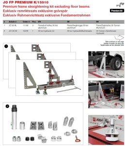 JOSAM FRAME PRESS JO FP PREMIUM K 15910 - sistem complet redresare sasie camioane - Img 5