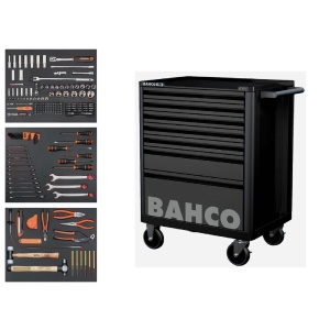 BAHCO 1472K7BKFF7SD / 214 - Dulap cu 214 scule profesionale mecanica auto, configuratia START
