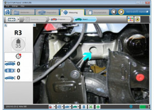 CAR-O-TRONIC VISION 2 X1 46731 + 39635 – sistem masurare partea inferioara caroserie cu sina glisare inclusa - Img 6