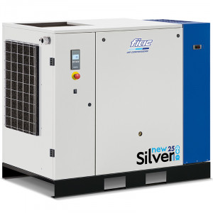 FIAC NEW SILVER D25S + 900L - compresor cu surub si butelie separata - Img 2