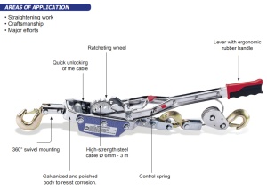GYS HPOWER PULLER 4T 059740 - sistem tragere manual 4 tone - Img 2