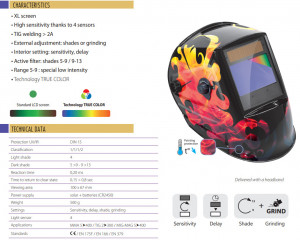 GYS ZEUS 5-9/9-13G 044098 – masca sudare LCD tehno 9/13 - Img 4