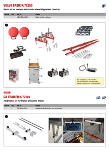 JOSAM VOLVO BASIC K/21036 - sistem reglare directie si verificare sasie, - Img 3