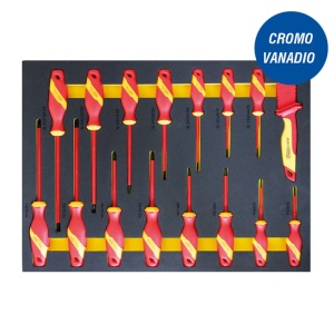 MARCO TOOLS 05.090.99 - set 3 tavite in termoformat cu 46 scule pentru masini electrice conform IEC 60900 - Img 3
