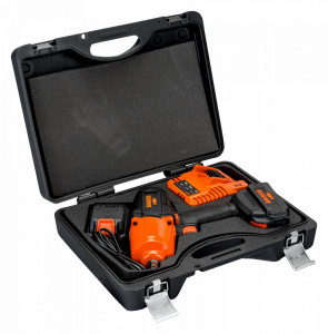 BAHCO BCL33IW2K1– Set pistol electric de impact + 2 acumulatori 5Ah + incarcator ultrarapid: - Img 1