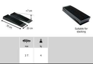 GYS 056787 – set 2 rampe pentru masini cu grada joasa - Img 3
