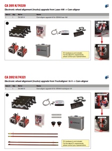 JOSAM VOLVO BASIC K/21036 - sistem reglare directie si verificare sasie, - Img 5