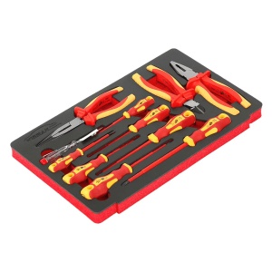 MARCO TOOLS 05.090.100 - trusa portabila cu 5 sertare si 57 scule pentru masini electrice conform IEC 60900 - Img 4