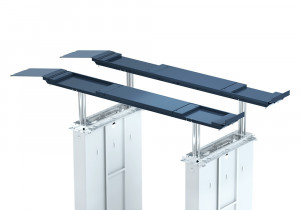 JAB QuattroRam 65 A-Align - elevator electrohidraulic, cu platforme pentru reglare directie 6.5T - Img 1